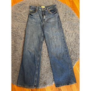 H&M Medium Wash Blue Wide Leg Jeans Size 6